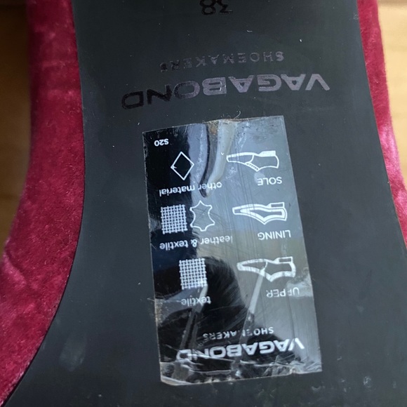 Vagabond Shoemakers NWOT pink velvet Mya boot - Picture 10 of 10